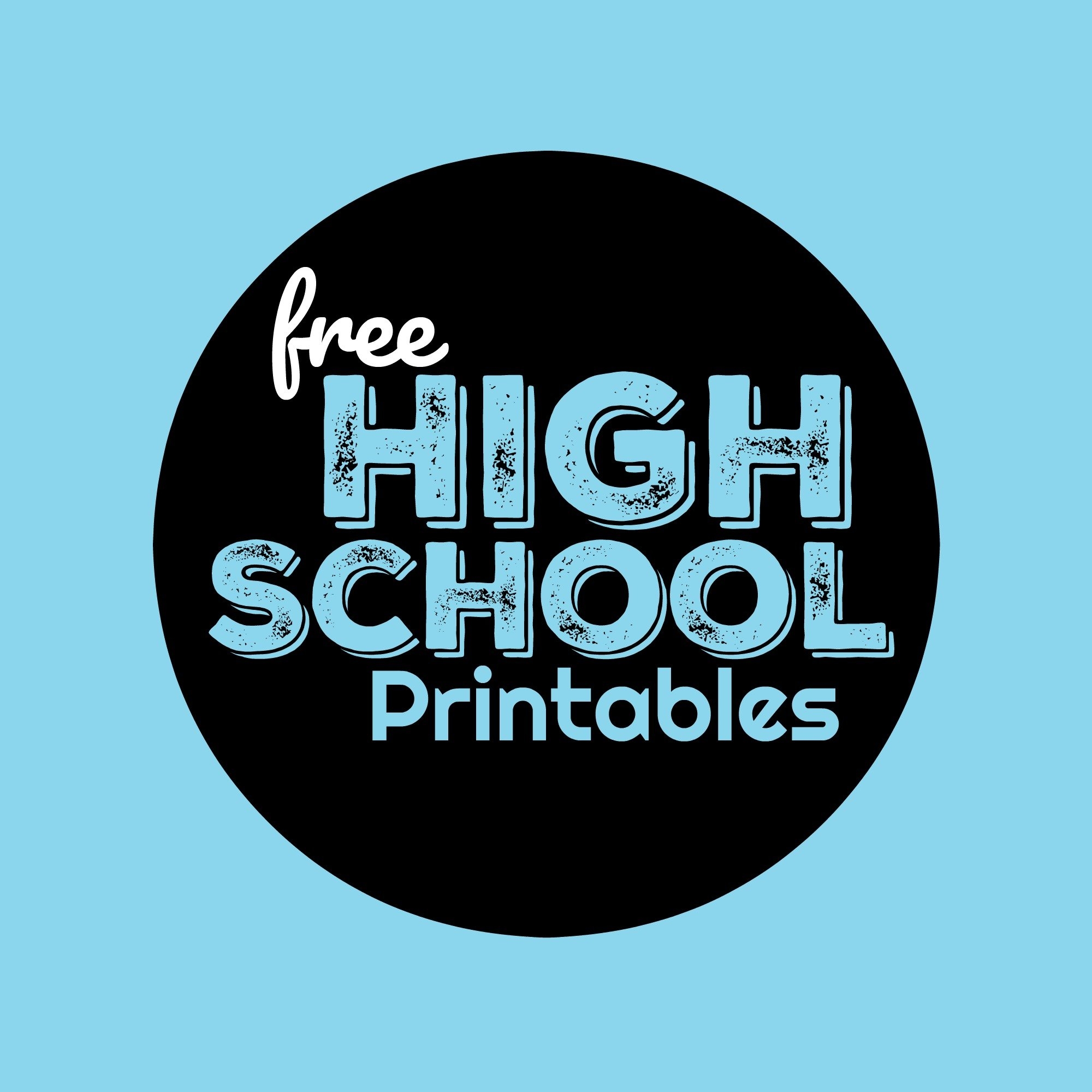 Free Printable Worksheets For Highschool Students