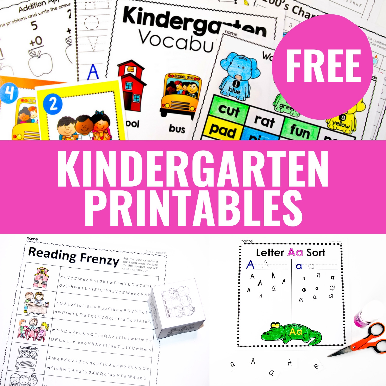 Kindergarten Worksheets Free Printable