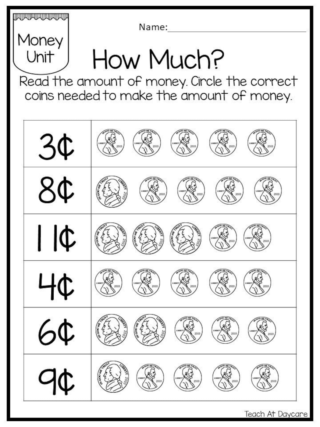 Free Kindergarten Money Worksheet Download Free Kindergarten Money Worksheet Png Images Free Worksheets On Clipart Library