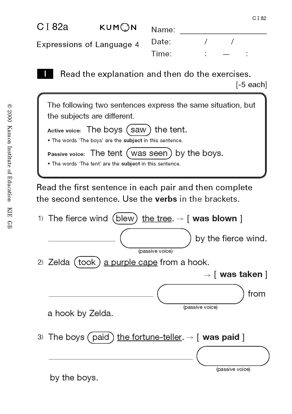 Free Kumon English Worksheet Download Free Kumon English 