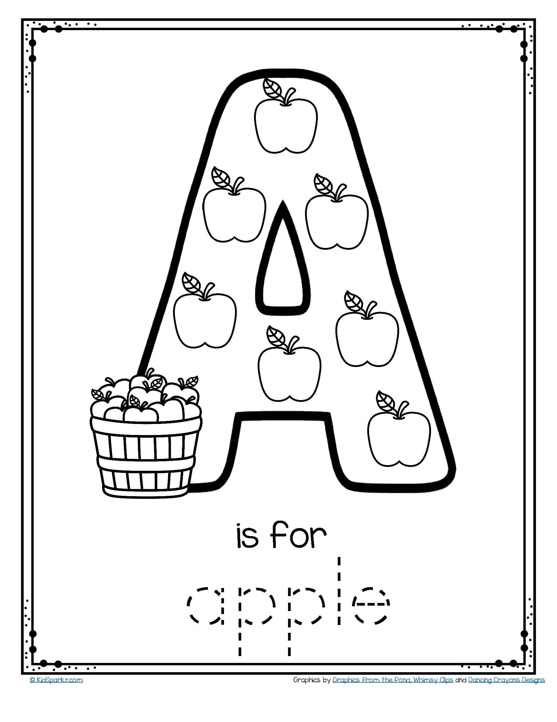 Free Letter A Alphabet Worksheets By My Teaching Pal Worksheets 