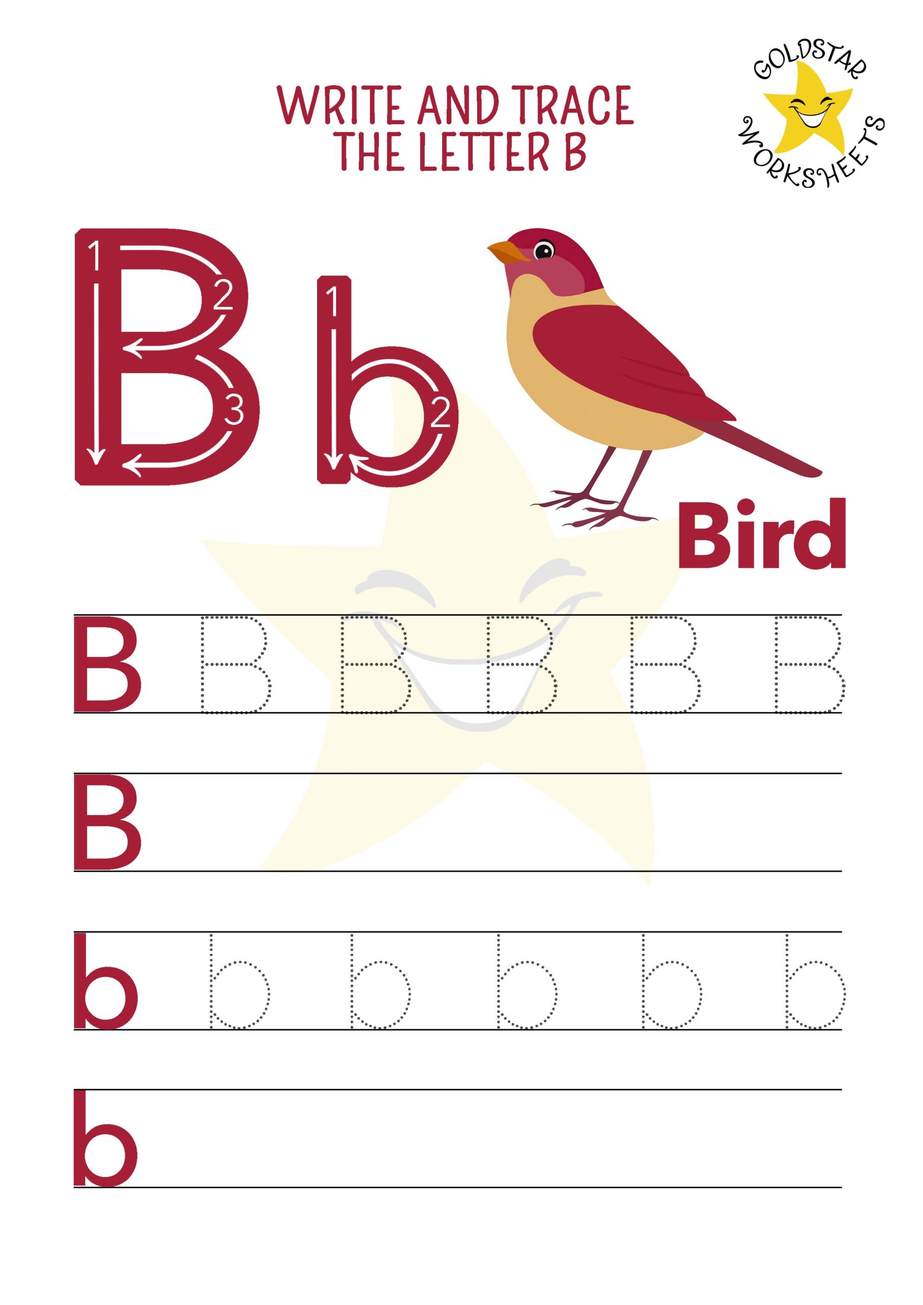 Free Letter B Tracing Worksheets Super Cute And Engaging For Kids 