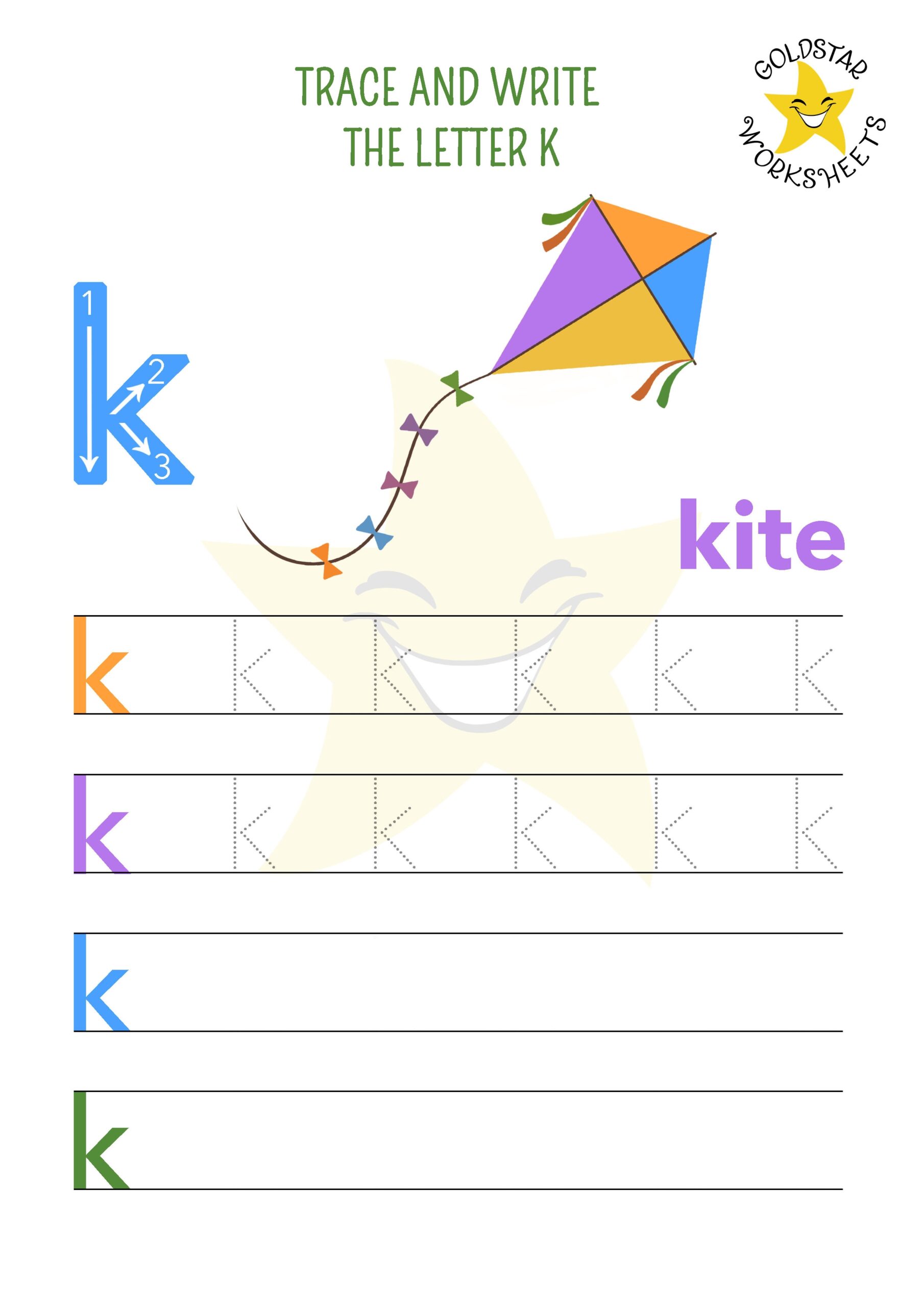 Free Letter K Tracing Worksheets Kangaroo Koala U0026 More 