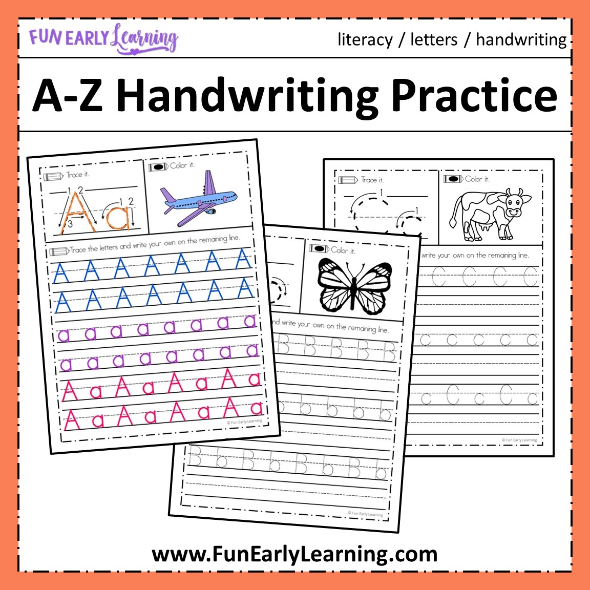 Free Printable Custom Handwriting Worksheets