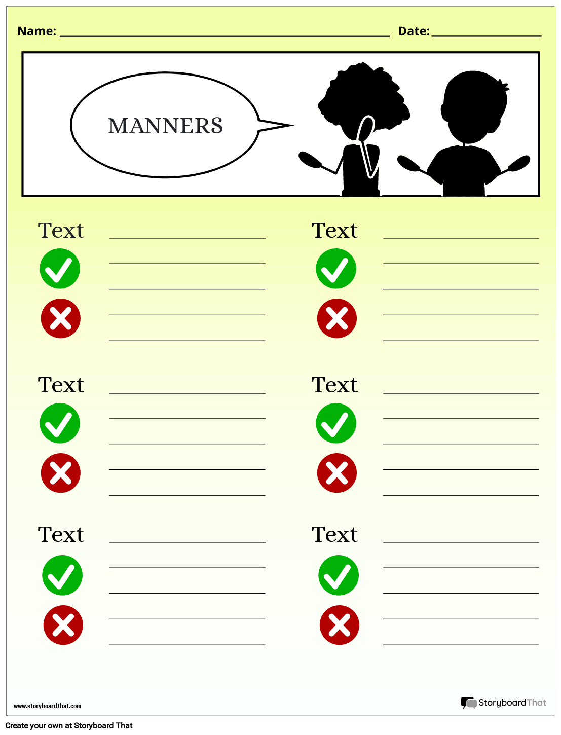 Free Manners Worksheets Editable Templates U0026 Examples Free Manners Worksheets Editable Templates U0026 Examples
