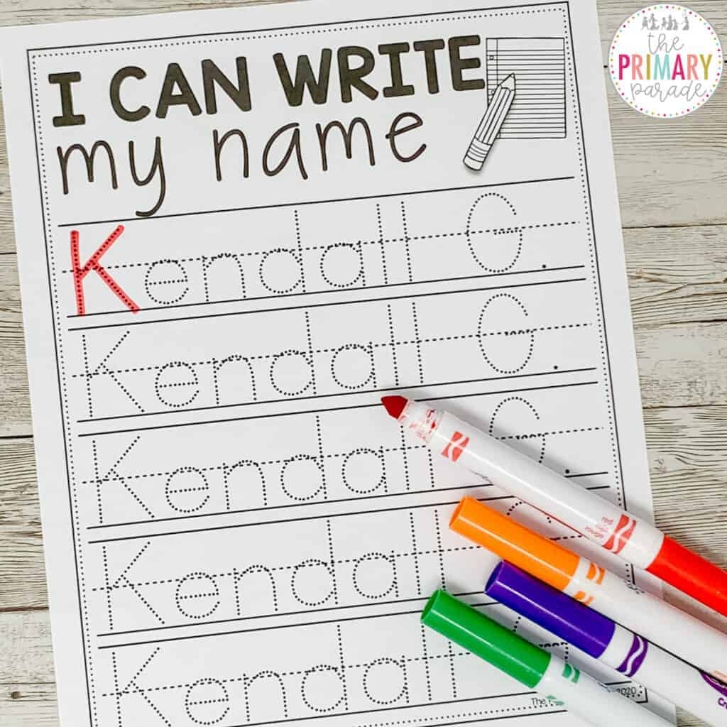 Free Name Writing Practice Editable Tracing Template 2024 The