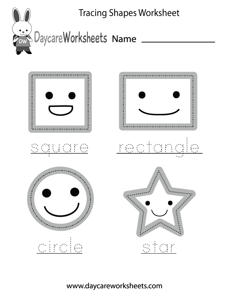 Shapes Worksheets Printable Free