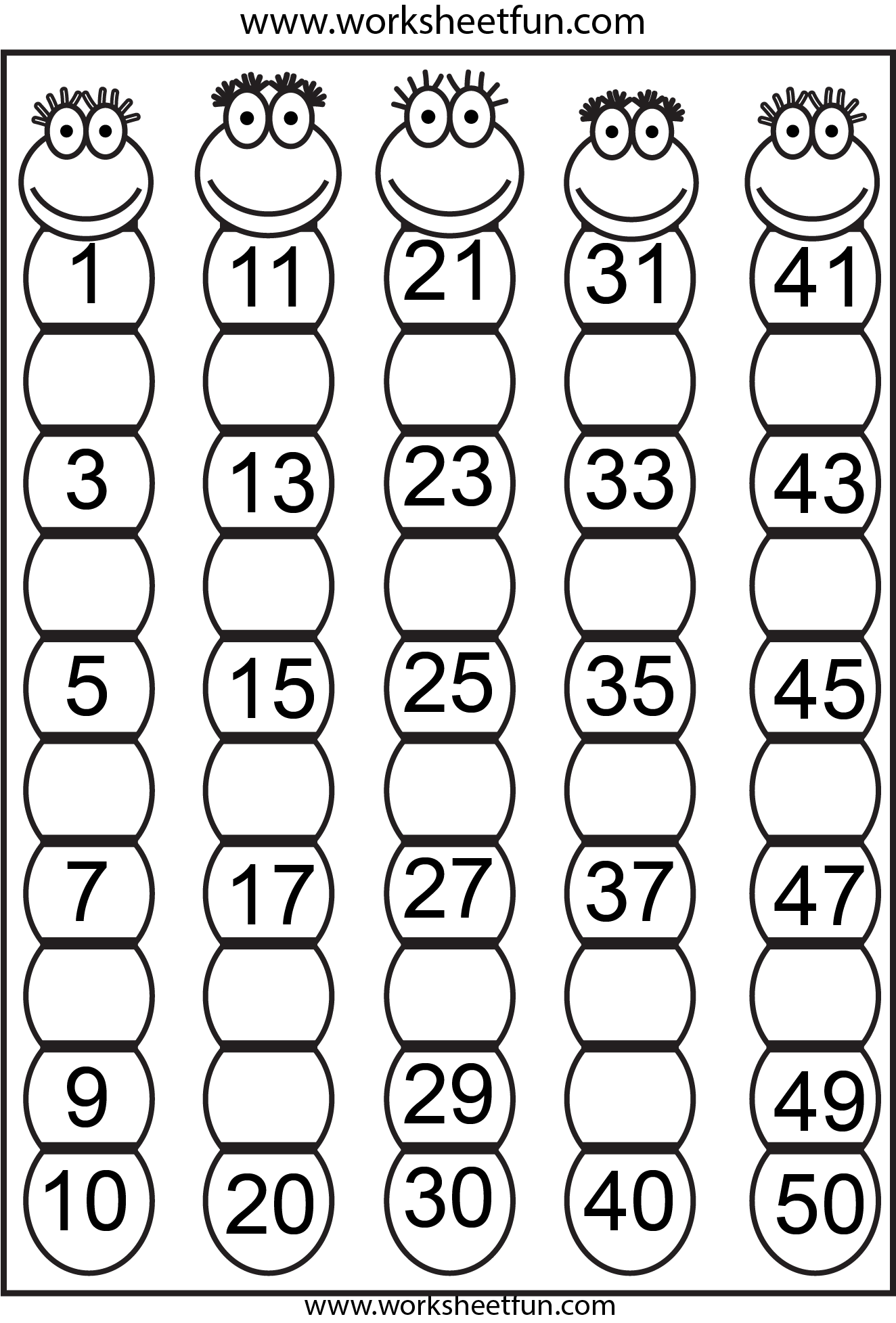 Free Printable Activities For Kids Worksheets Library
