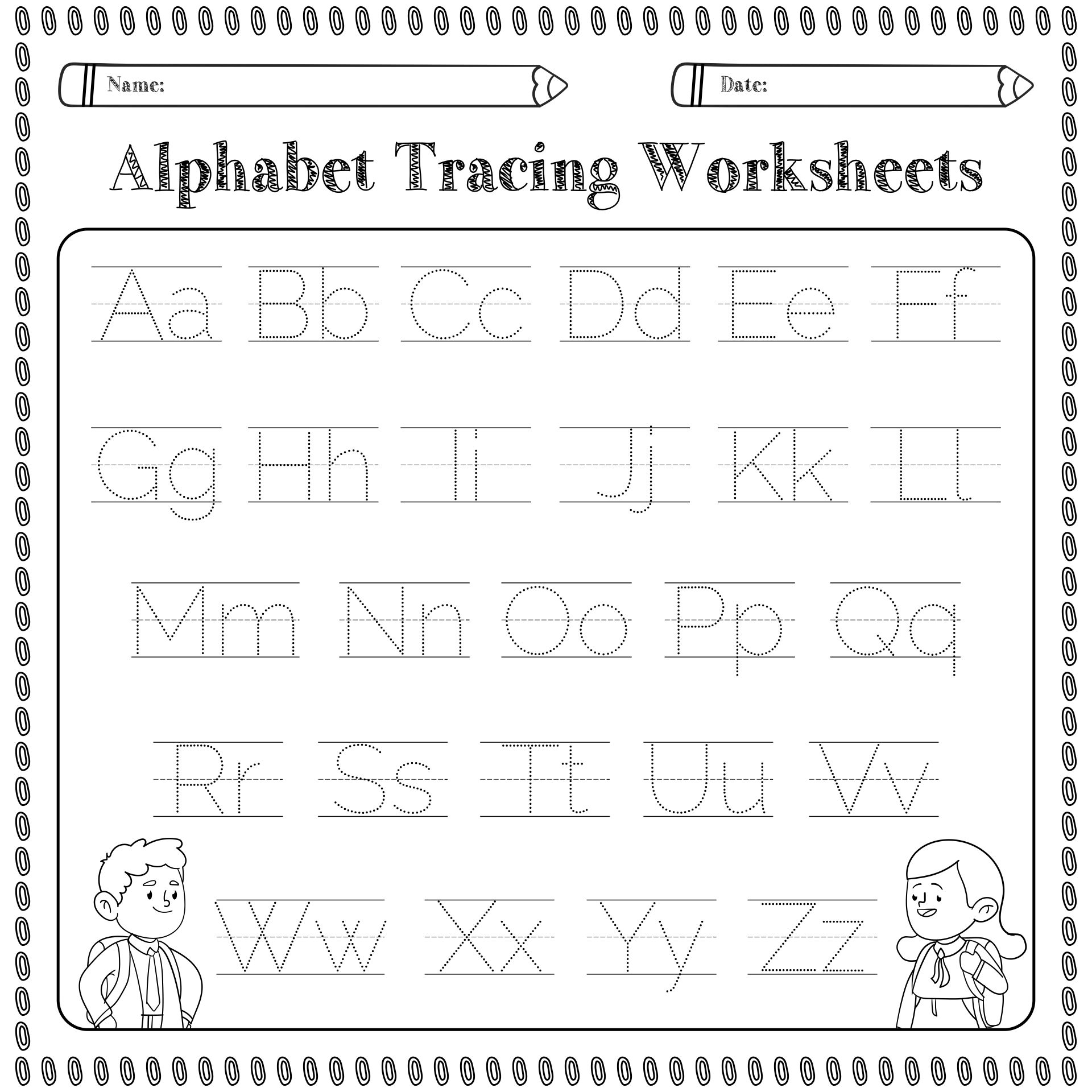 Free Printable Preschool Alphabet Worksheets