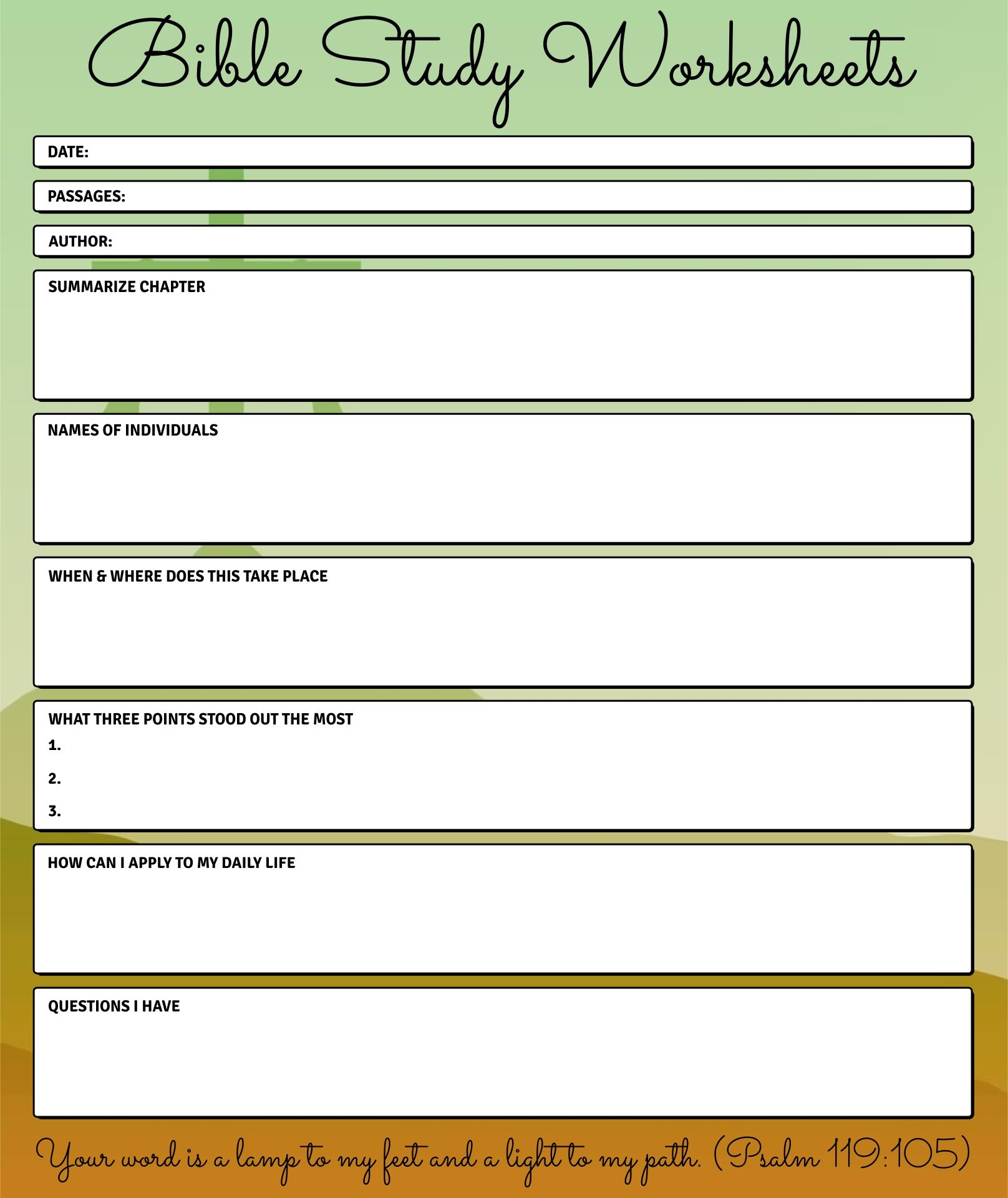 FREE Printable Bible Study Worksheet Bespoke Grace Worksheets 