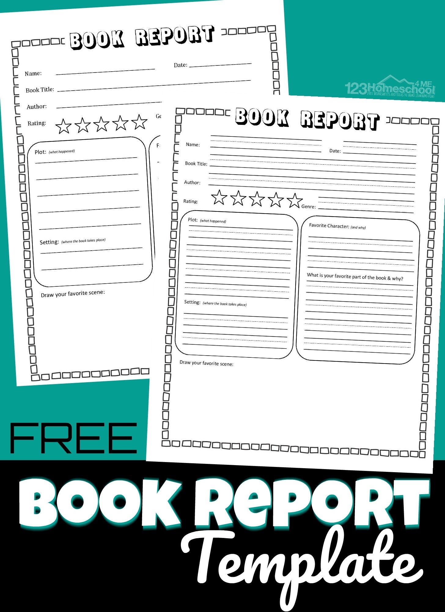 Free Printable Book Report Worksheets
