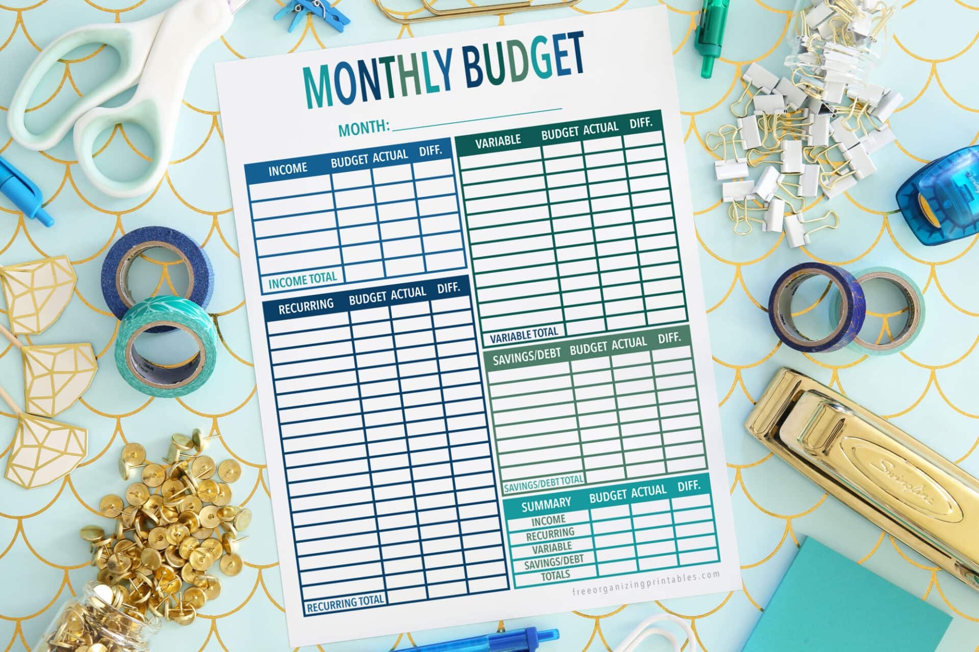 Free Printable Personal Finance Worksheets