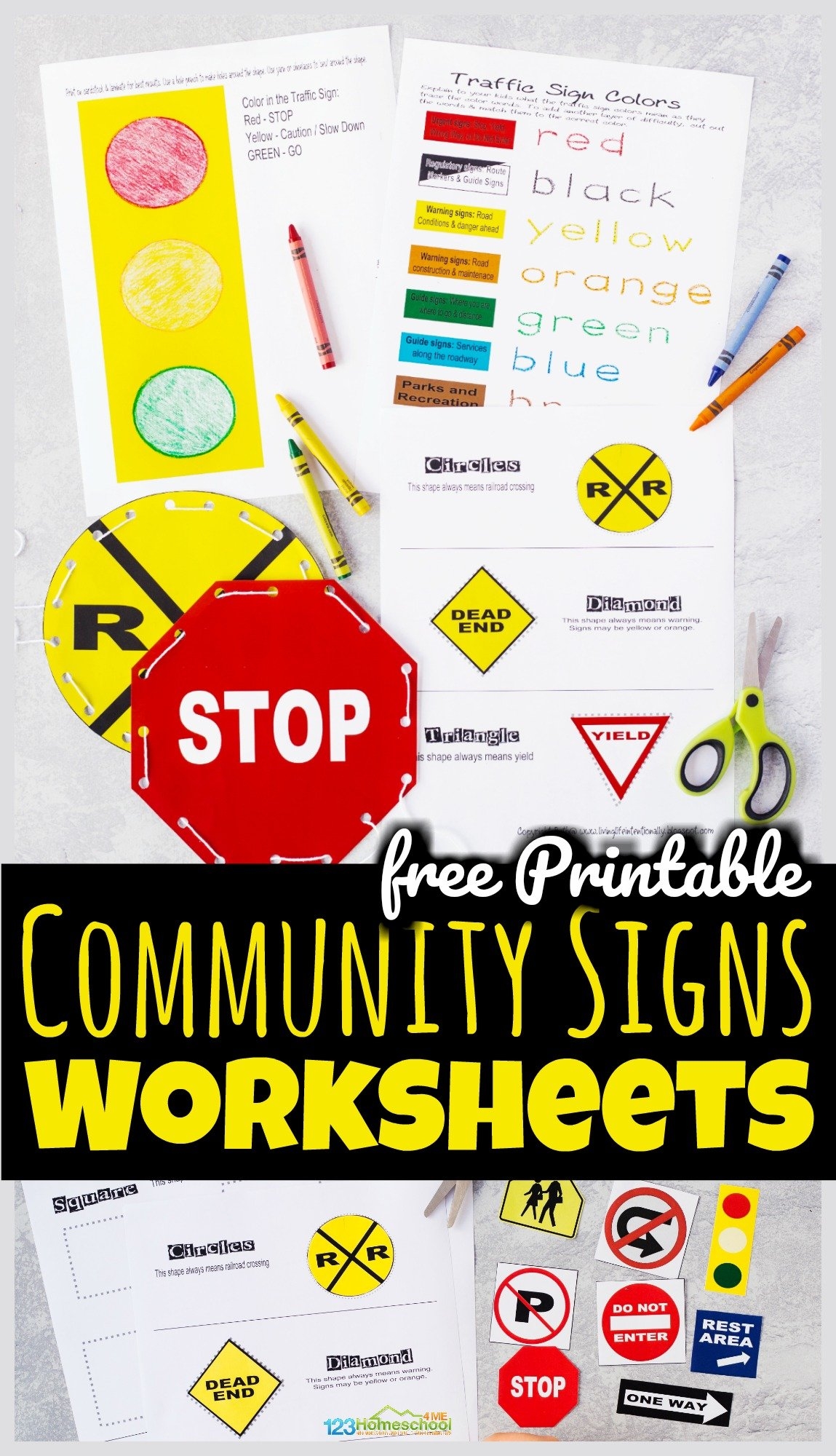 Free Printable Community Signs Worksheets Free Printable Community Signs Worksheets