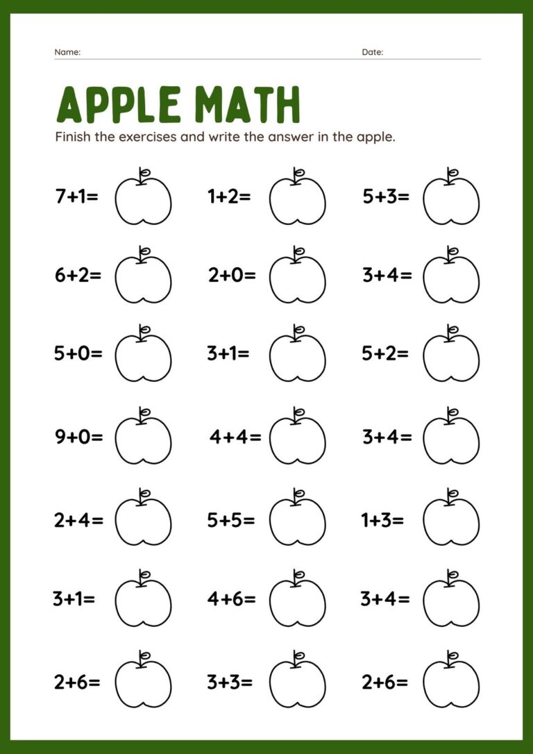 Free Printable Customizable Math Worksheet Templates Canva