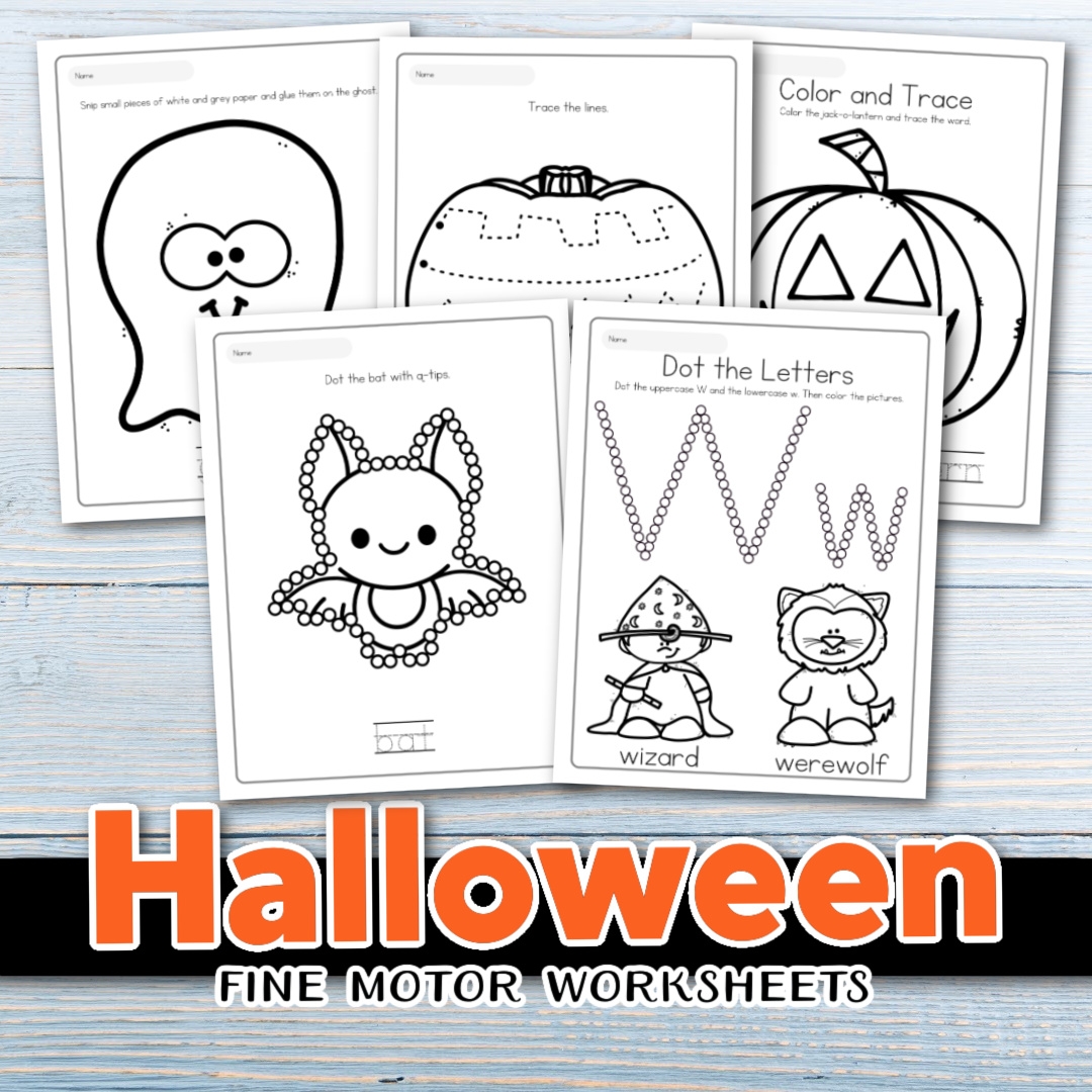 Free Printable Fine Motor Worksheets