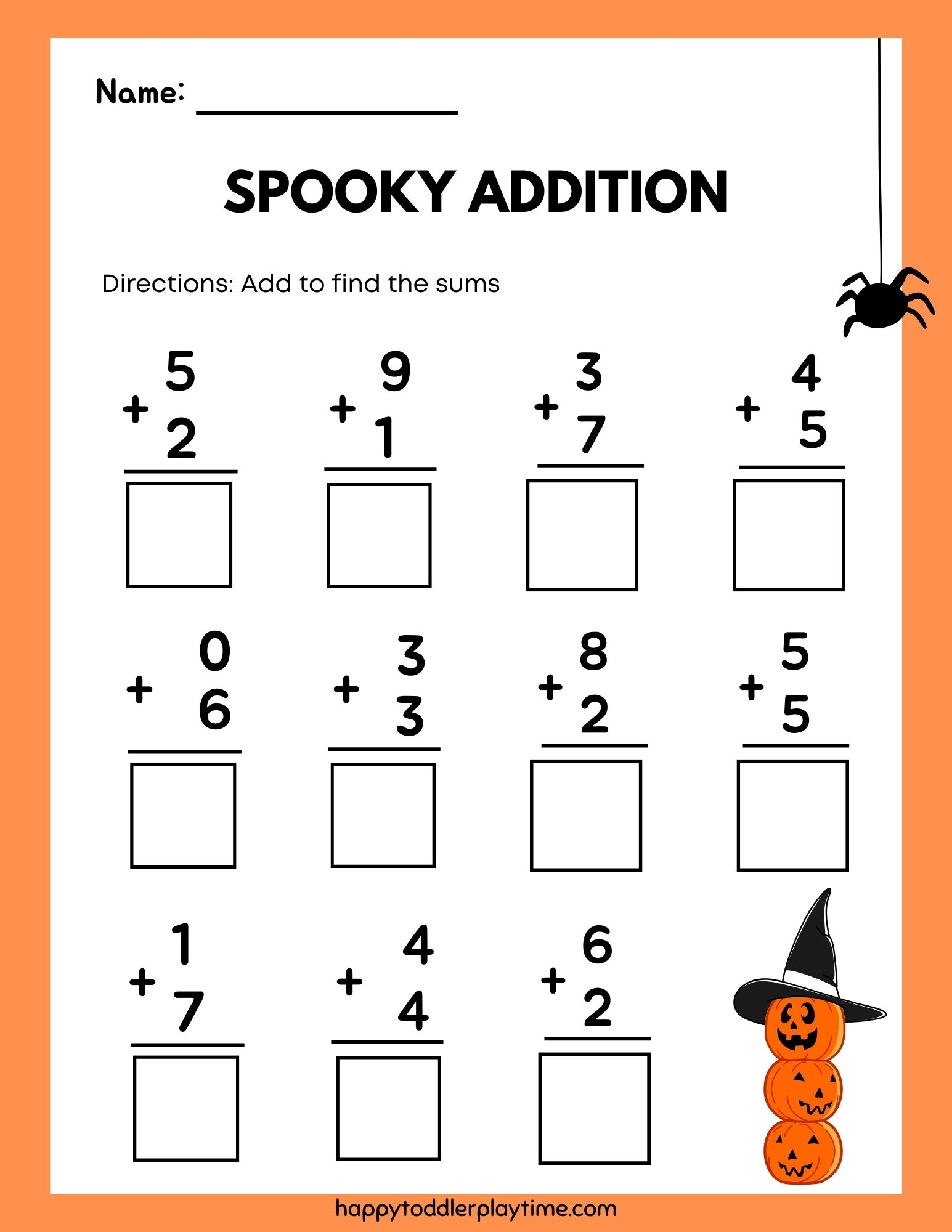 Free Printable Kindergarten Counting Worksheets Happy Toddler