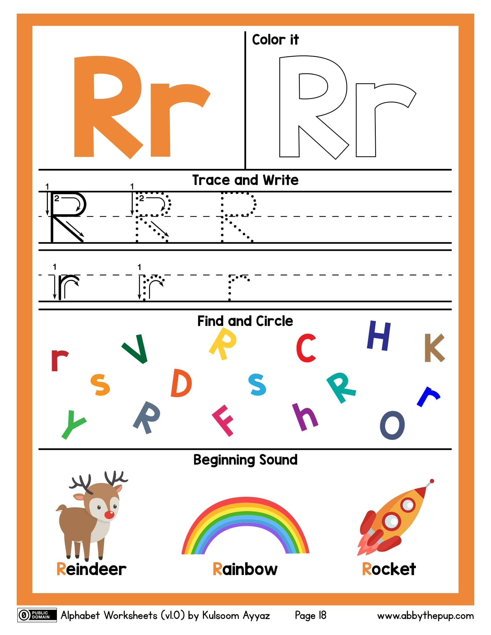 Free Printable Letter R Worksheets For Preschool The Hollydog Blog Worksheets Library