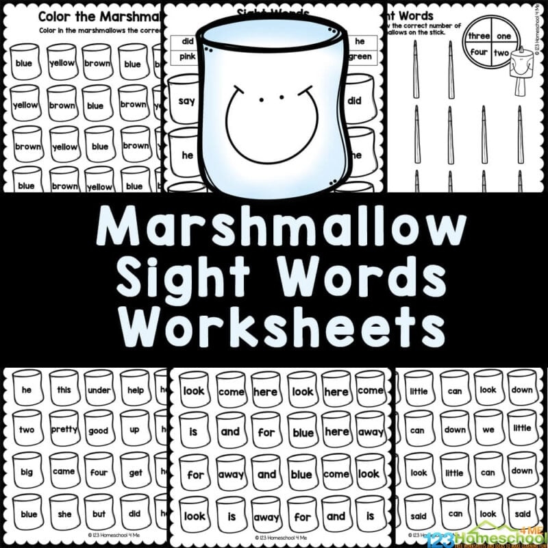 Sight Word Worksheets Free Printable