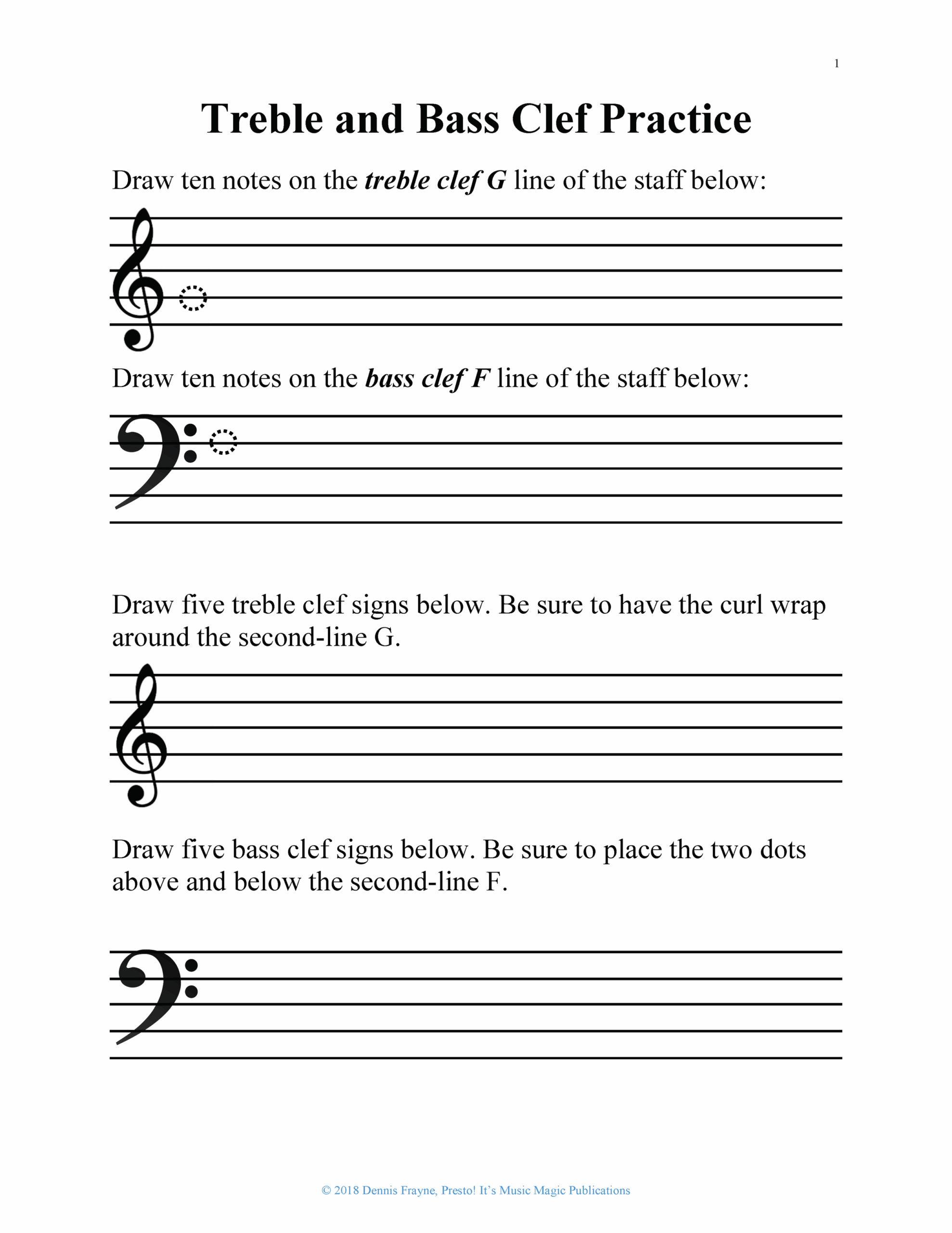 FREE Printable Music Note Naming Worksheets Presto It s Music 