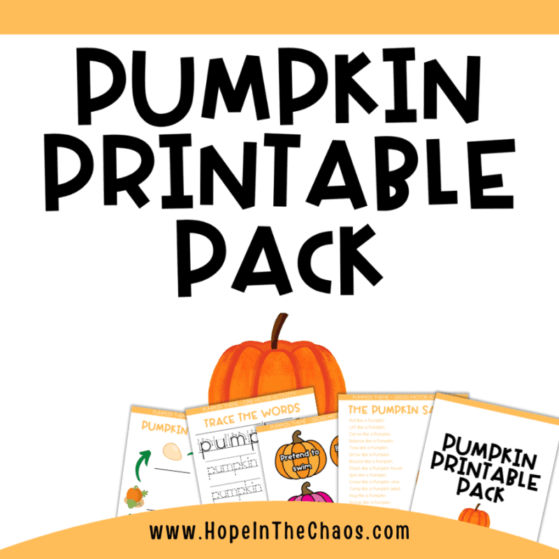 Free Printable Pumpkin Worksheets