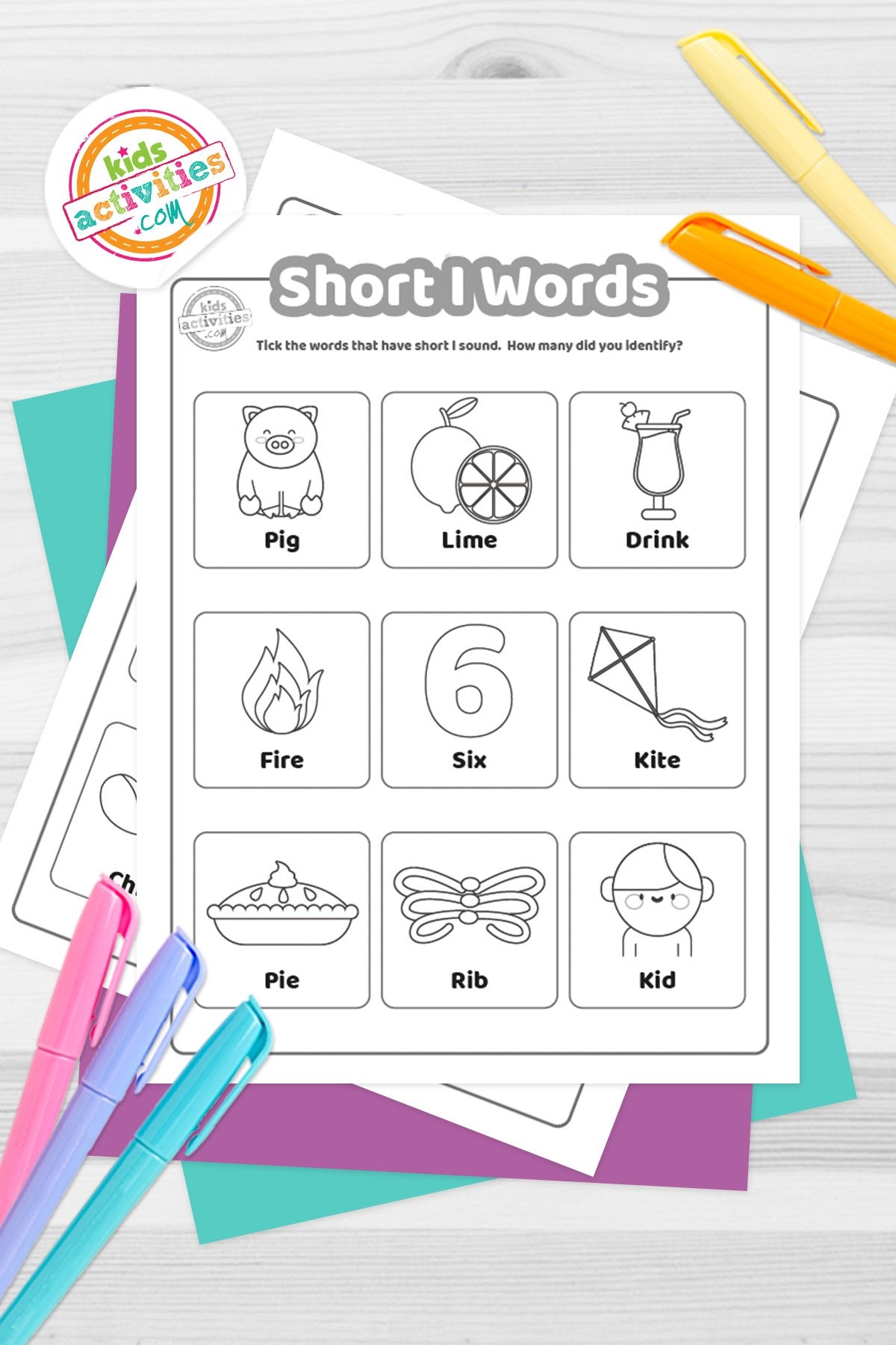 Free Printable Kids Worksheets