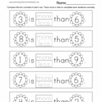 Free Printable Spring Math Worksheet