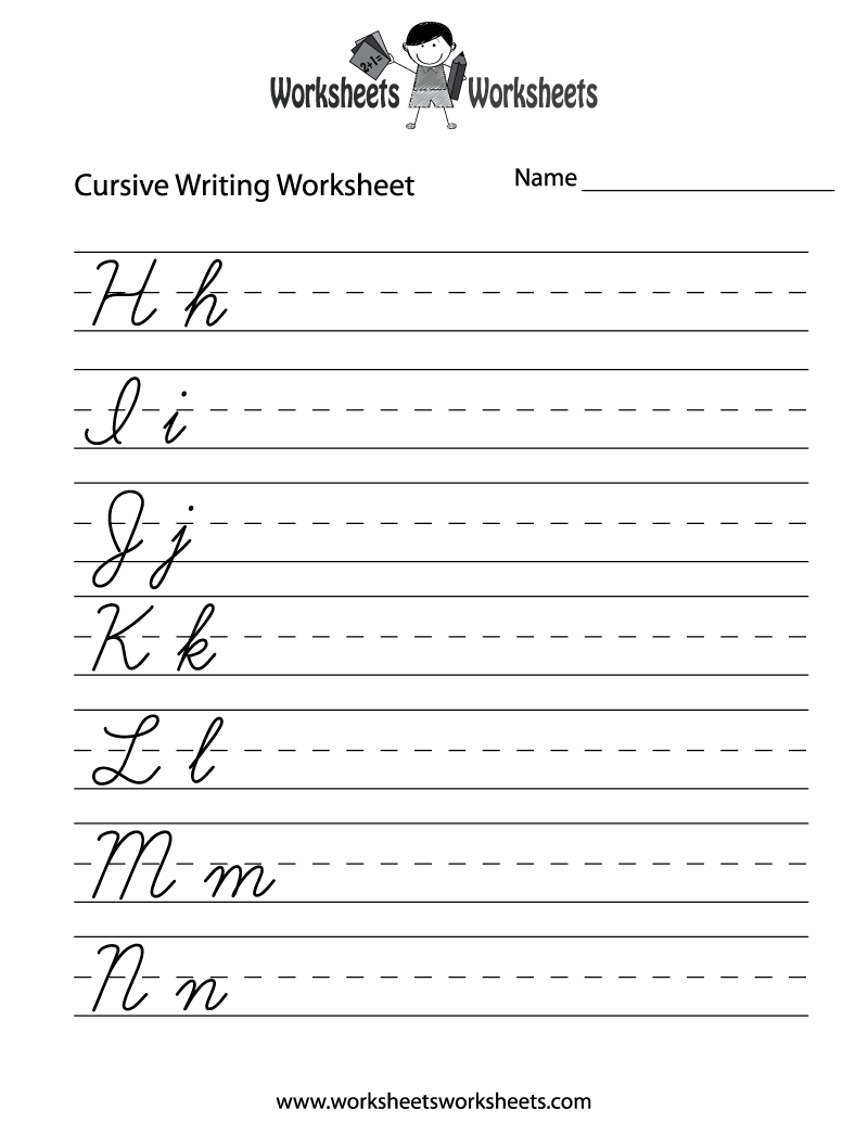 Free Printable Writing Worksheets For Kindergarten