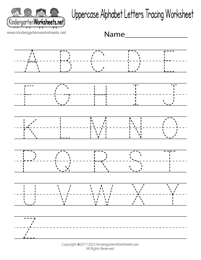 Free Printable Writing Kindergarten Worksheets