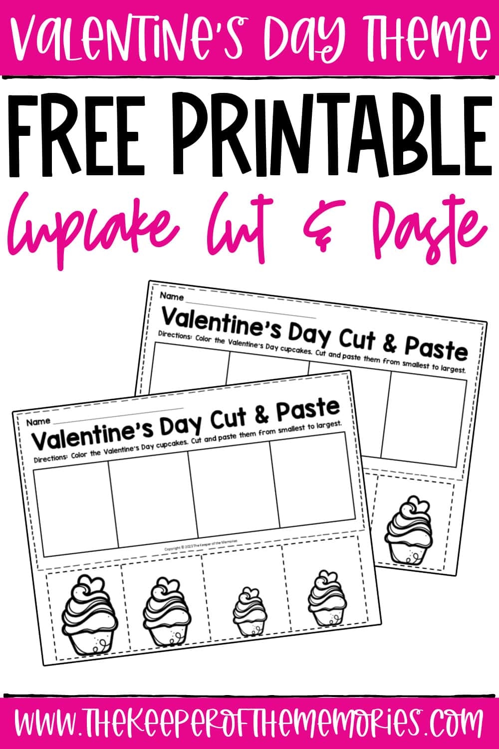 Free Printable Valentine s Day Cut And Paste Worksheets