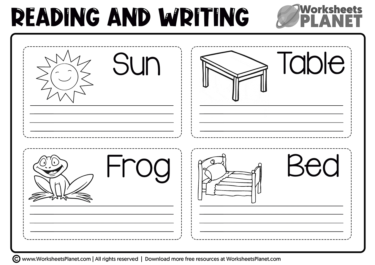 Kindergarten Free Worksheets Printable