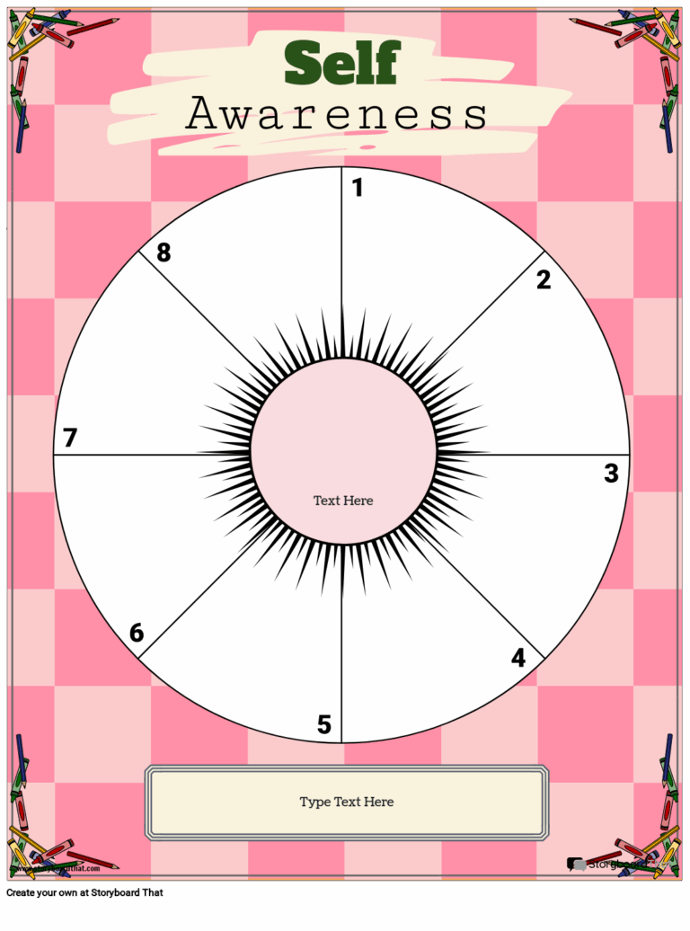 Free Self Awareness Worksheets Printable Ideas