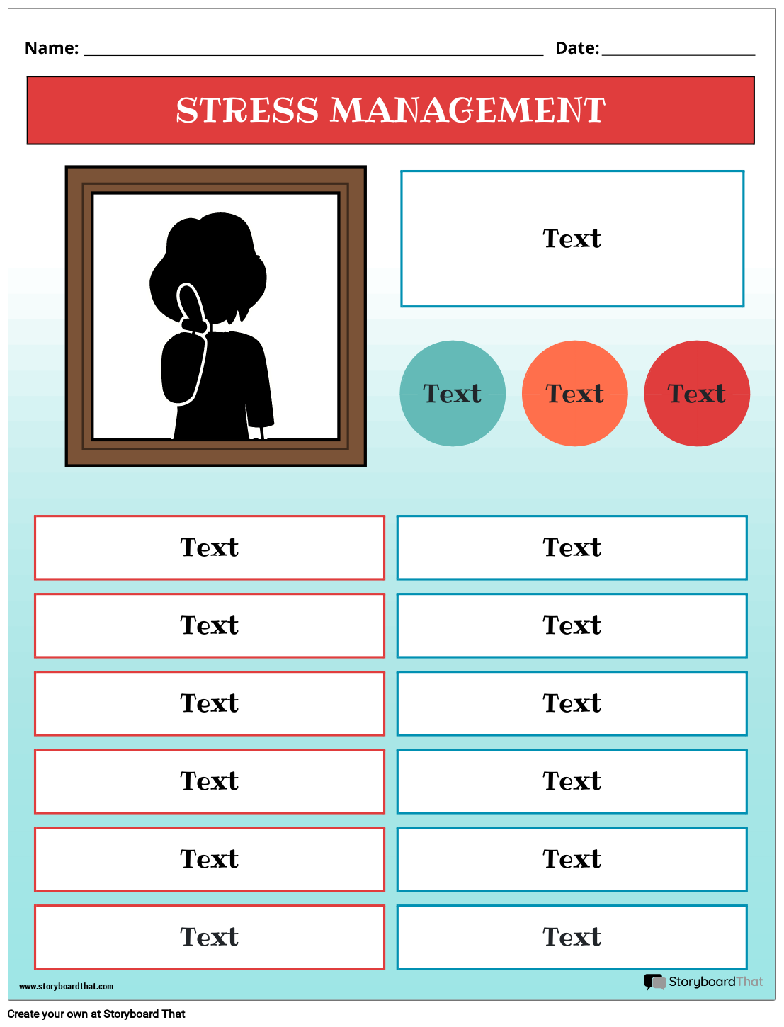 Free Printable Stress Management Worksheets