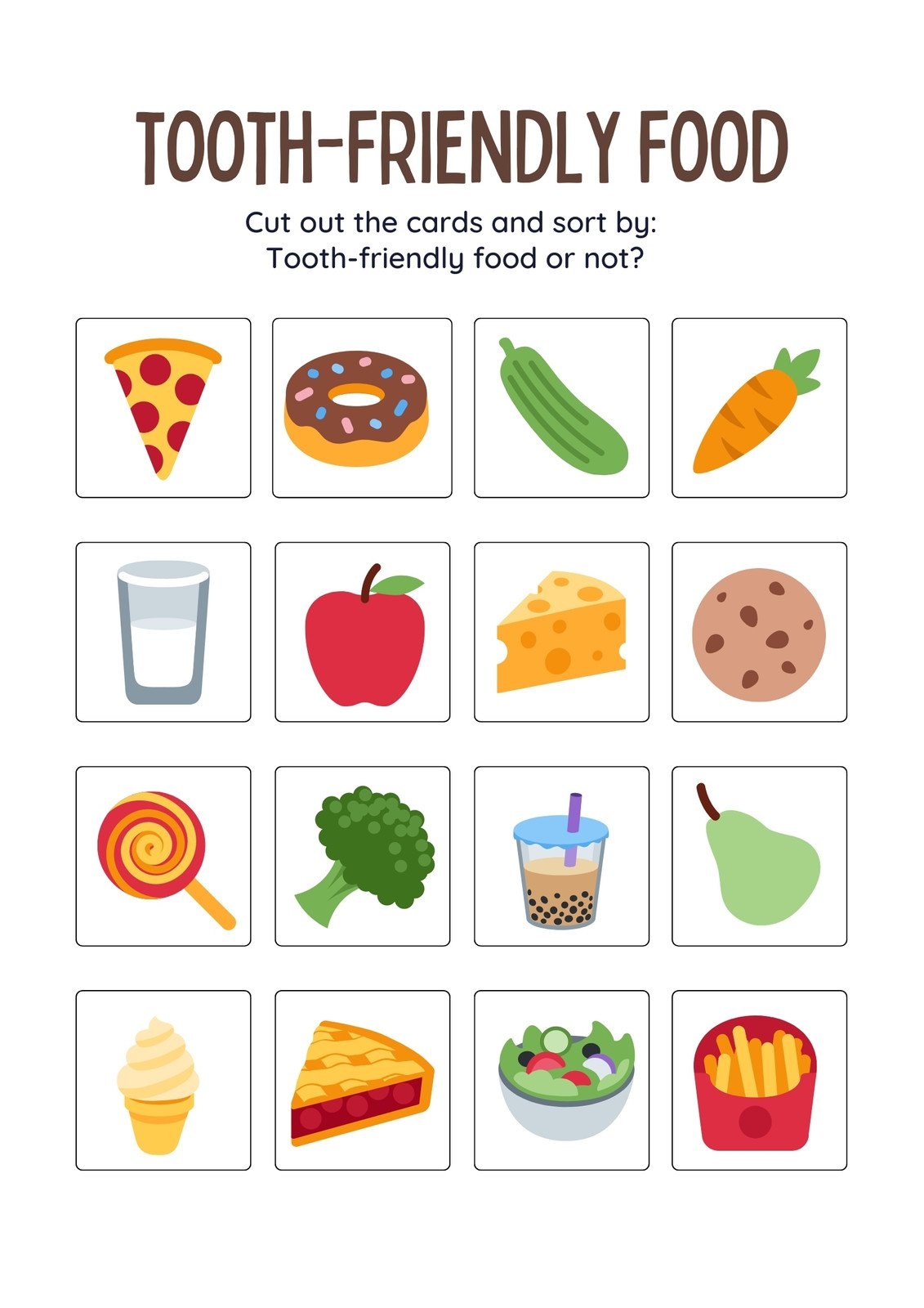 Free To Customize And Print Food Worksheet Templates Canva Worksheets Library