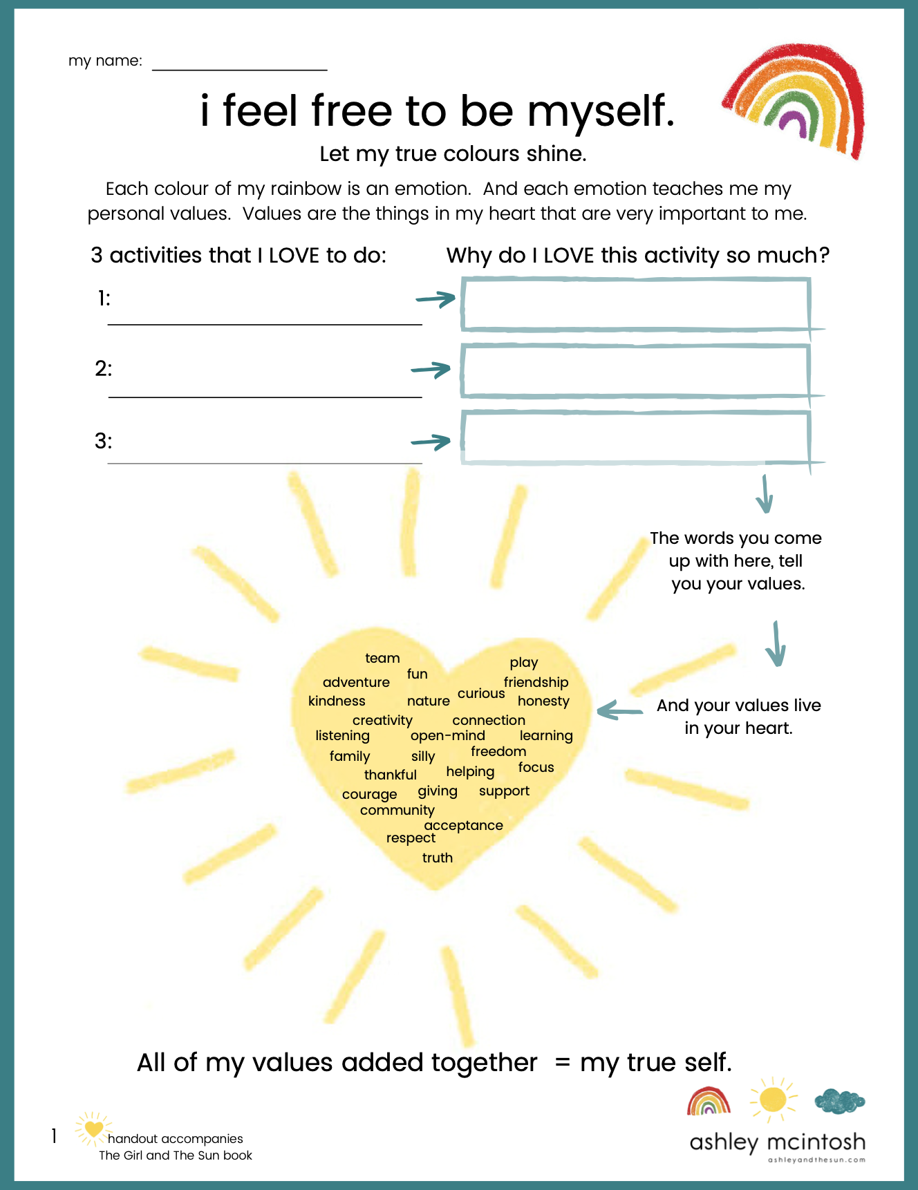 Free Worksheets On Kindness U0026 Self Regulation For Parents 