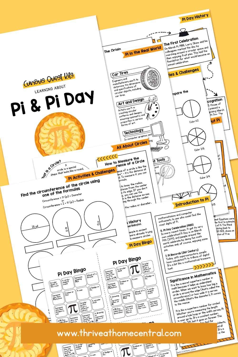 Free Printable Pi Day Worksheets
