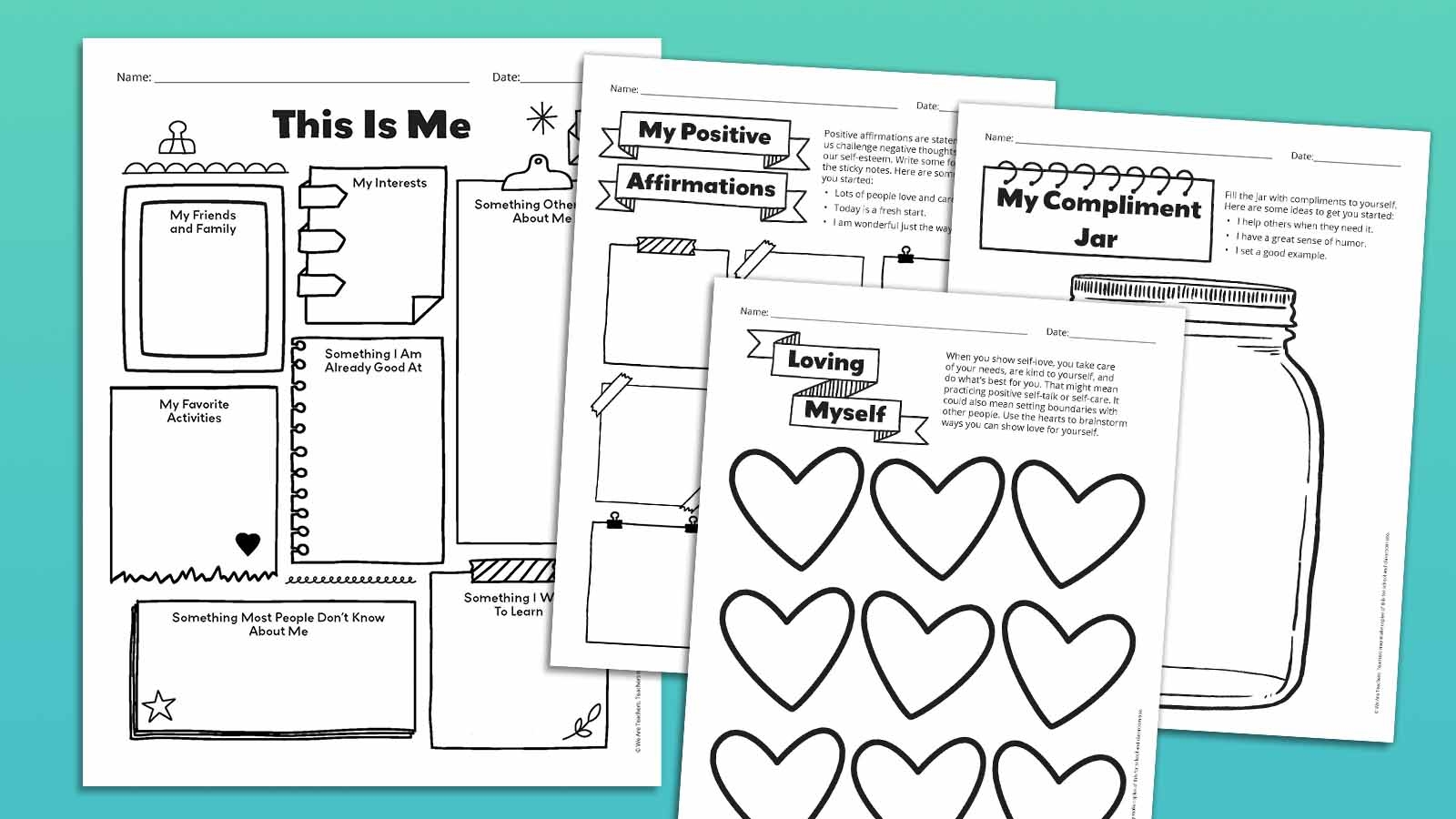 Free Printable Self Love Worksheets
