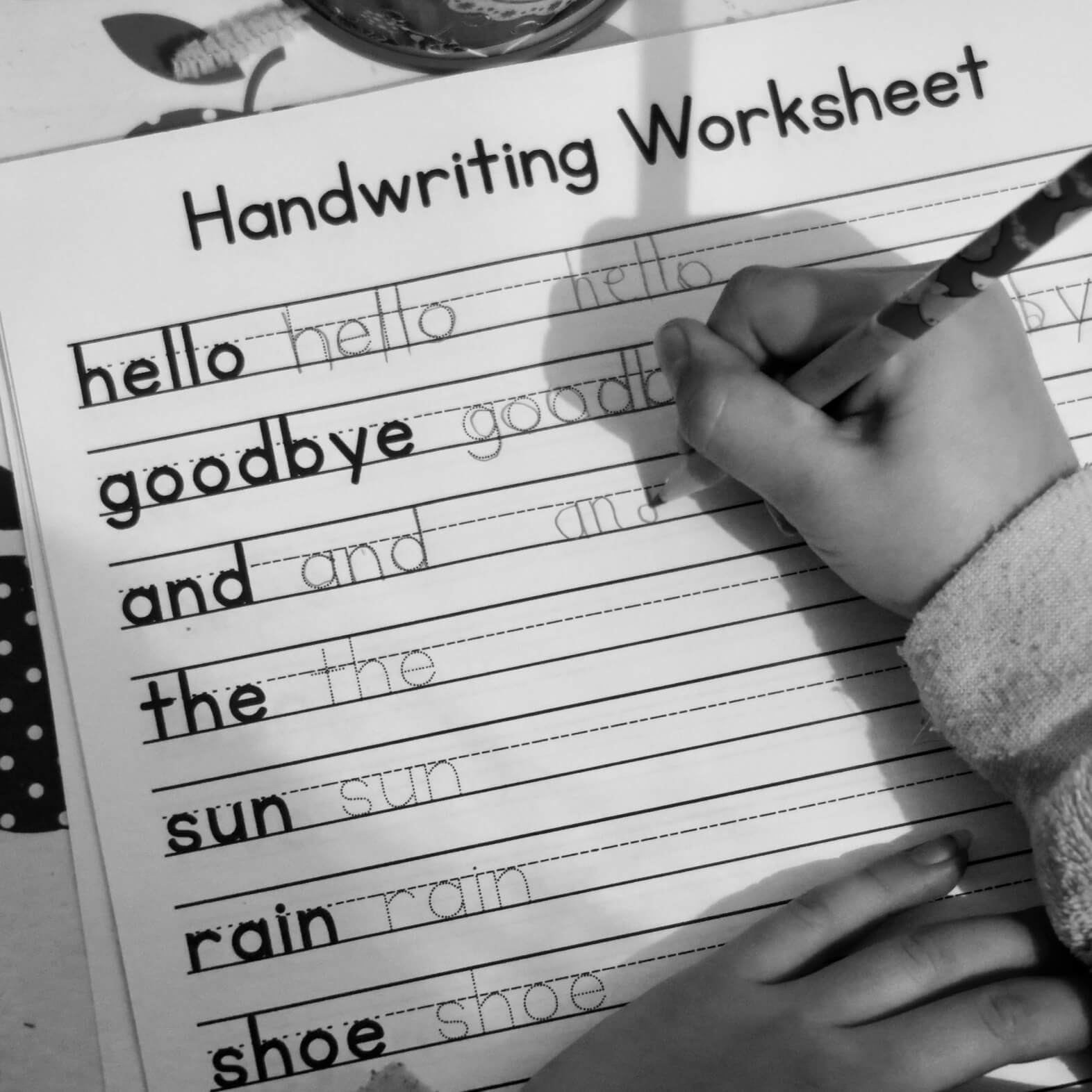 Free Printable Printing Worksheets