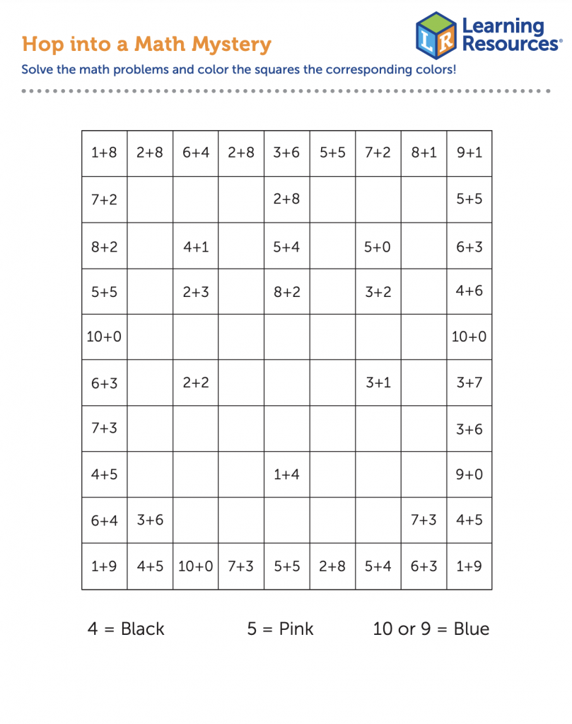 Hop Into A Math Mystery