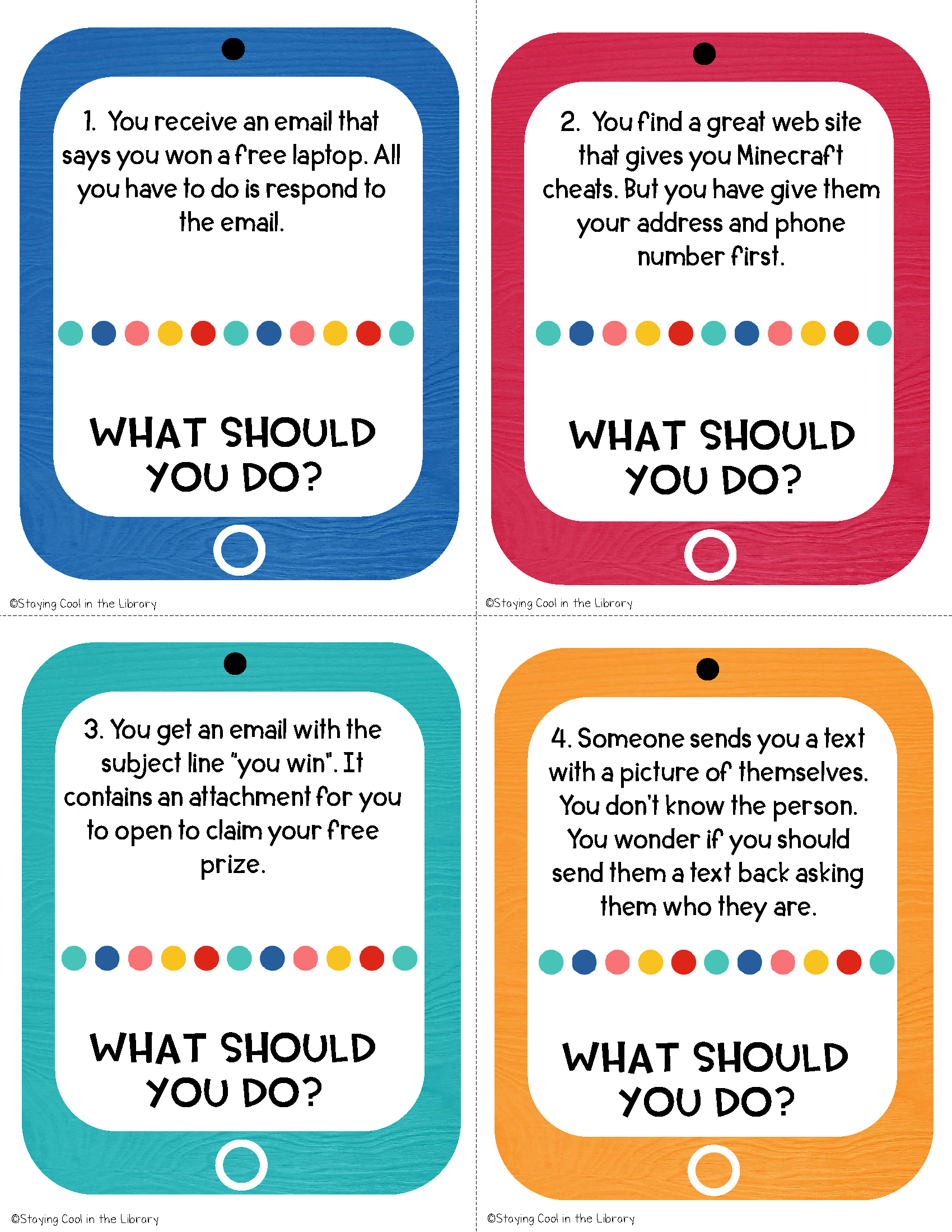 Free Printable Internet Safety Worksheets