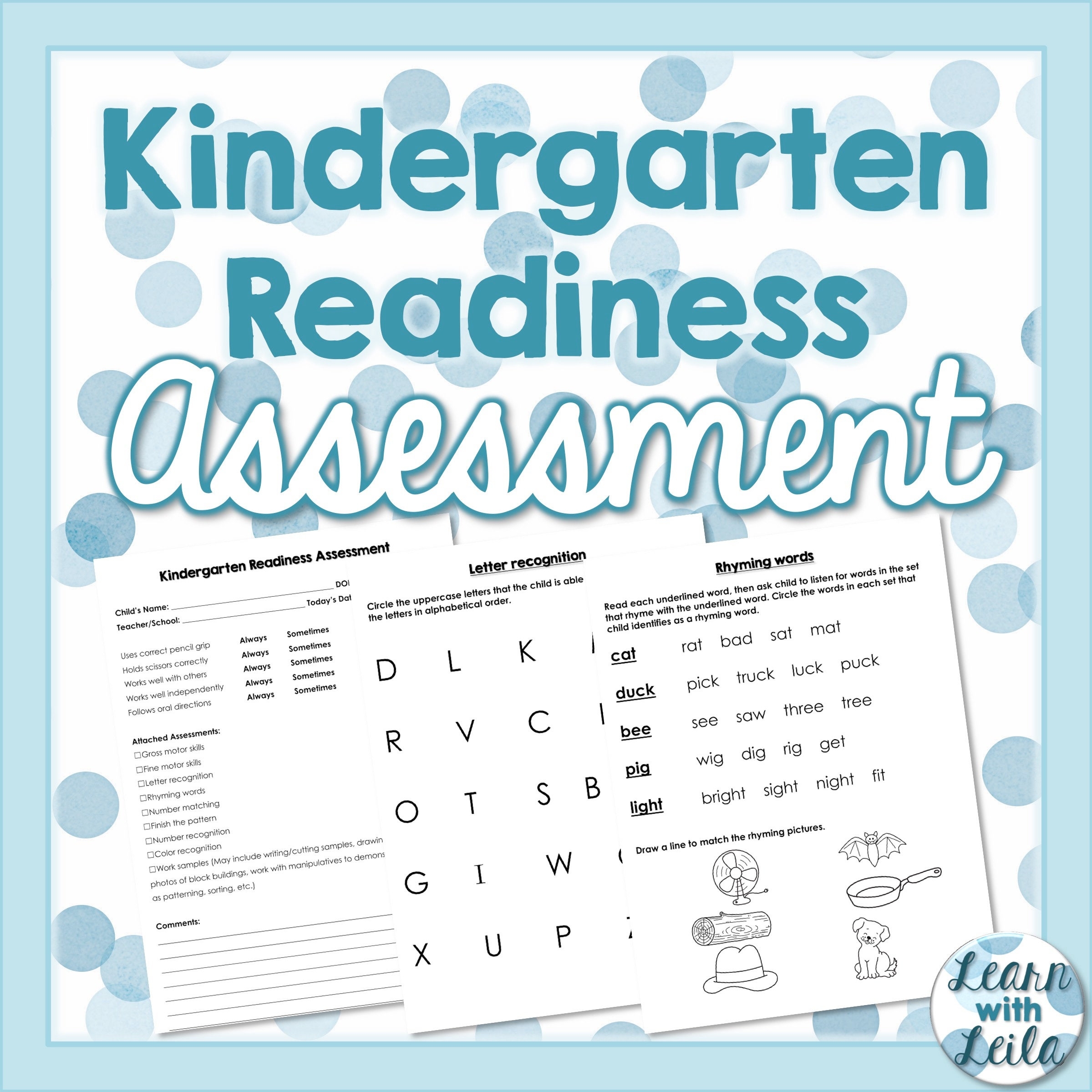 Kindergarten Readiness Assessment