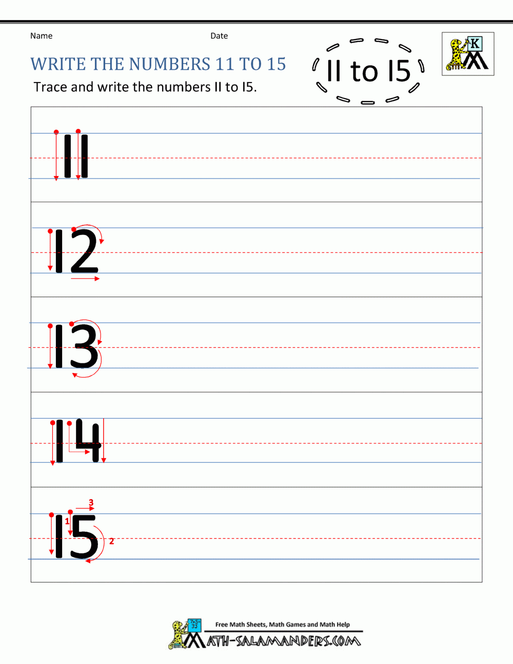 Free Printable Number 11 Worksheets Free Printable Number 11 Worksheets