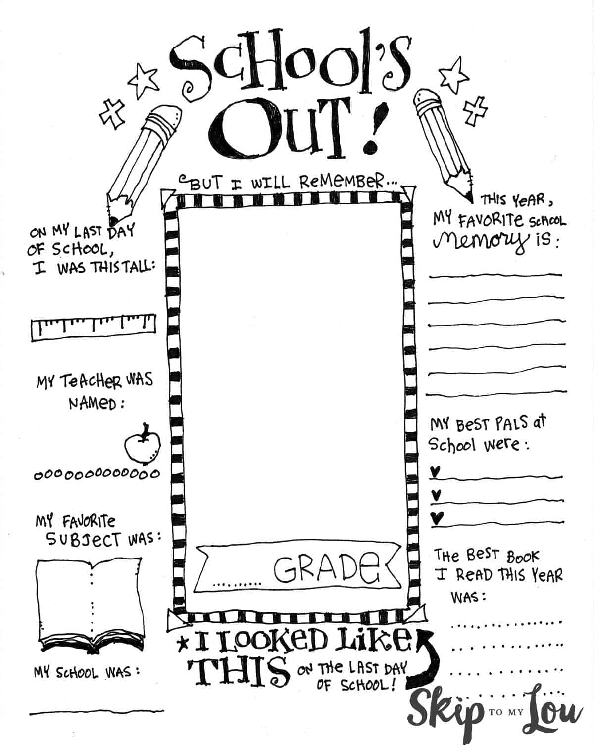 Last Days Of School Worksheets Engaging Activities For The Final 