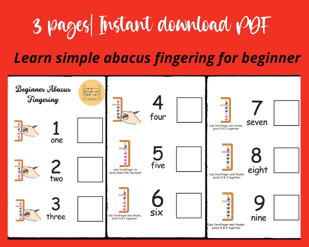 Learn Math Using Abacus Beginner Abacus Worksheet Math Worksheet Homeschool Kindergarten Math Preschool Math Brain Training Soroban Etsy Learn Math Using Abacus Beginner Abacus Worksheet Math Worksheet Homeschool Kindergarten Math Preschool Math Brain Training Soroban Etsy
