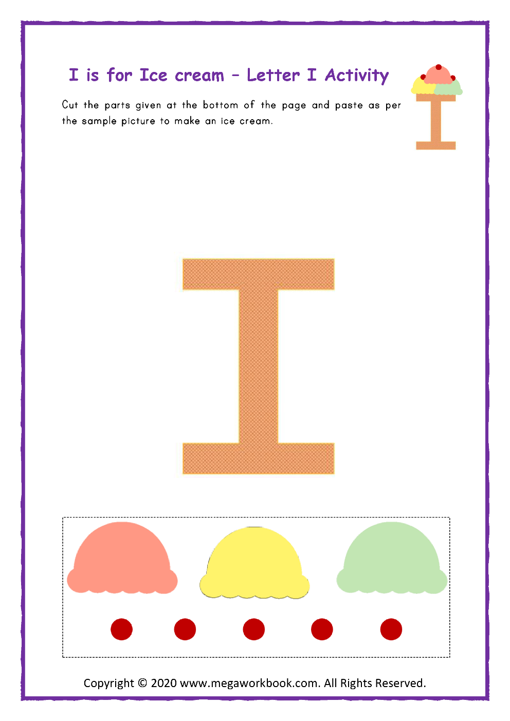 Letter I Worksheets Free Printables