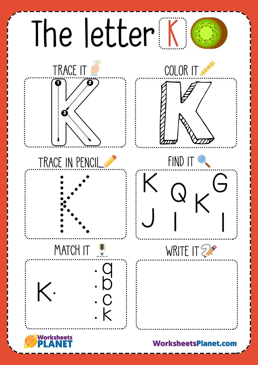 Letter K Worksheet Letter K Worksheet