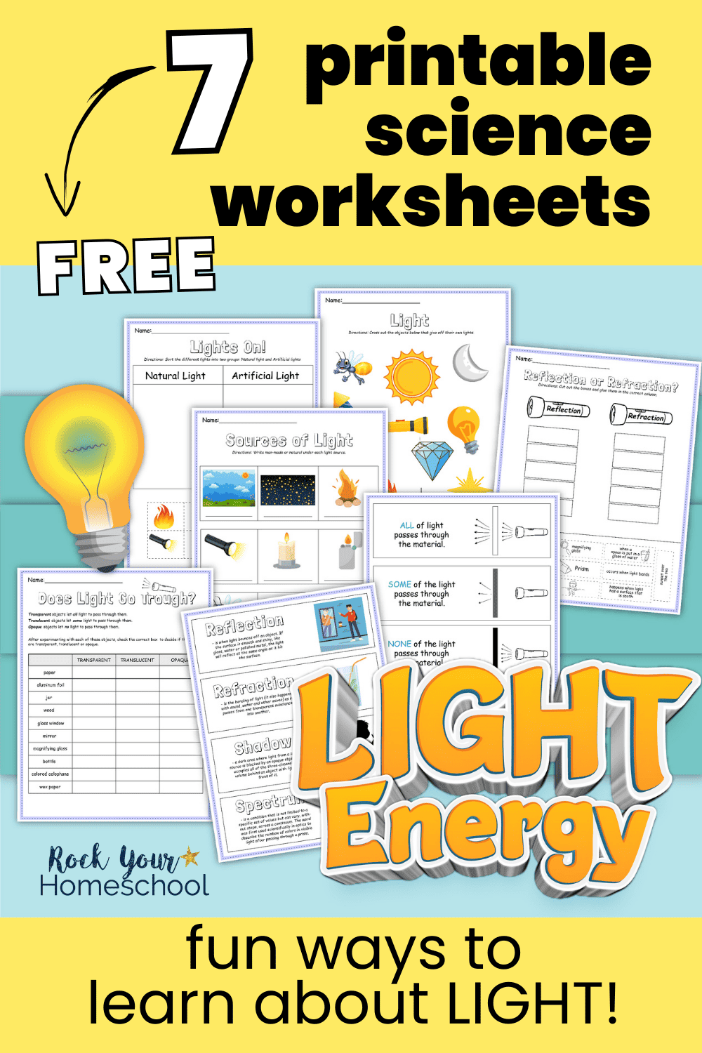 Free Printable Worksheets Science