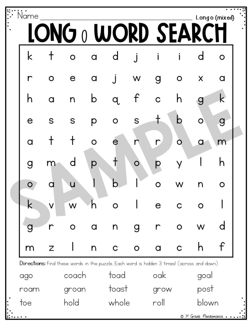 Free Printable Double Vowel Worksheets