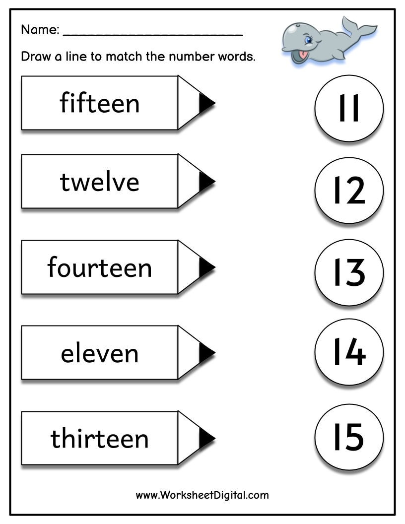 Free Printable Numbers 1-30 Worksheets