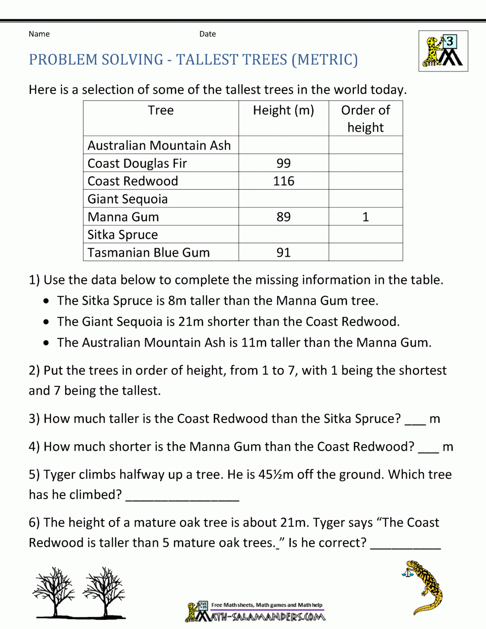 Math Word Problems For Kids