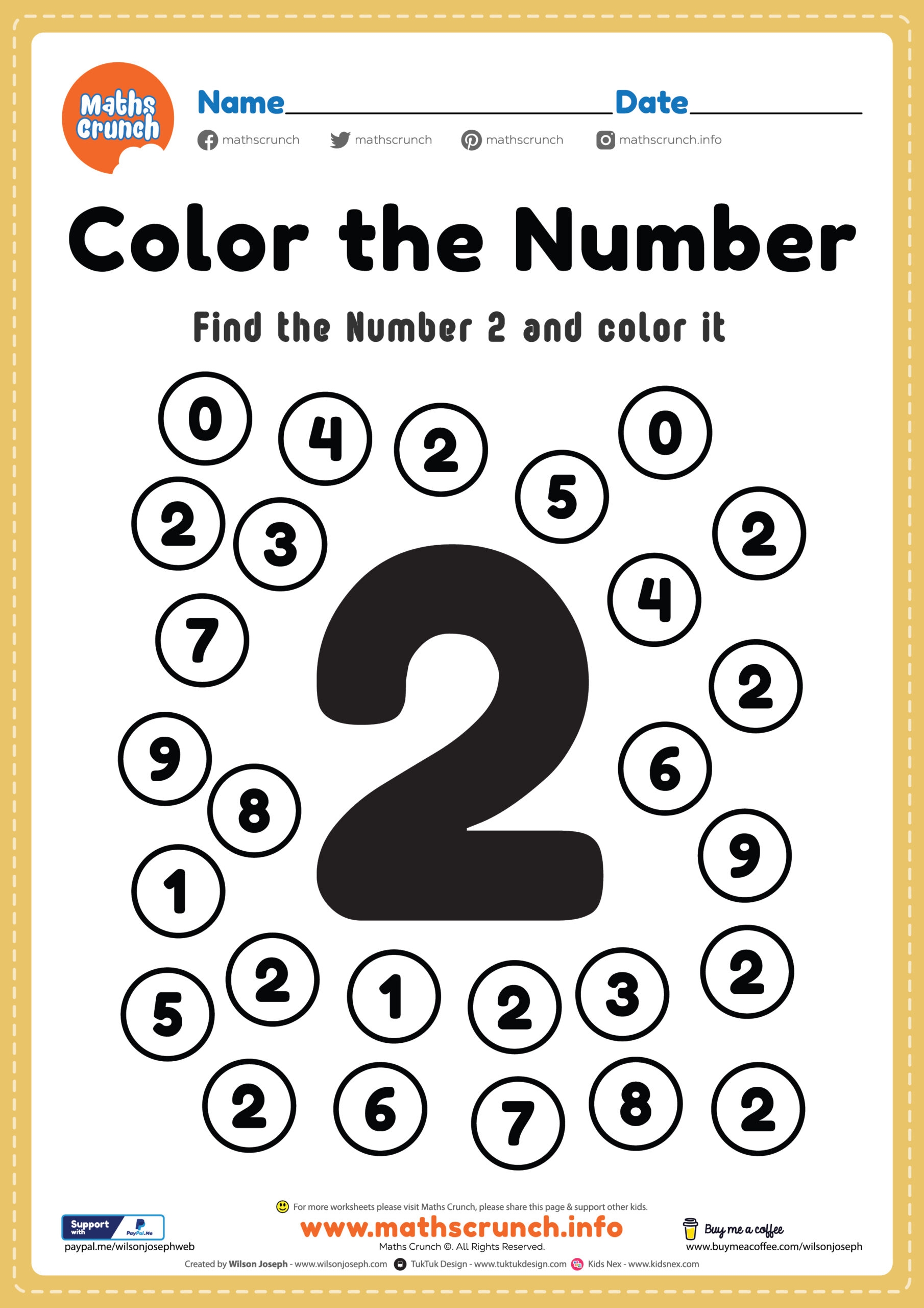 Free Printable Math Worksheets For Kids